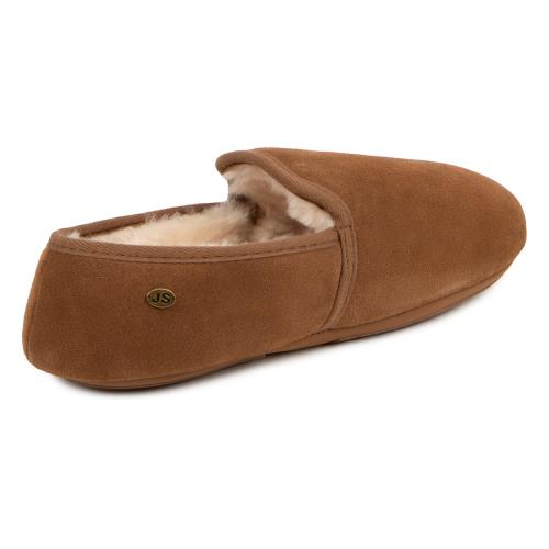 Mens Garrick Sheepskin Slipper Chestnut Extra Image 2